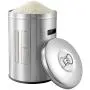 Edelstahl-Schubladenbehälter mit Deckeln, 304 Edelstahl, BPA-frei, Groß, für Küche, Pantry-Organisation, ideal für Kekse, Müsli, Kaffee, Süßigkeiten, 8L