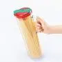 Kitchen Storage Box Food Storage Container - -Plastic Transparent Handle Noodle Jar - Good Sealing -/Temperature Resistance 1.6 L Kitchen Storage Box Food Storage Container - -Plastic Transparent Handle Noodle Jar - Good Sealing -/Temperature Resistance 1.6 L