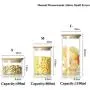 Transparent Glass Storage Jar Multifunction Sealed Can Tea Box Kitchen Food Container,1100Ml(L) Transparent Glass Storage Jar Multifunction Sealed Can Tea Box Kitchen Food Container,1100Ml(L)