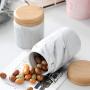 Bouteille en céramique étanche neuve avec couvercle, pot à thé, récipient pour céréales, conteneur pour grains, aliments, réservoir, pot à biscuits, gris. Bouteille en céramique étanche neuve avec couvercle, pot à thé, récipient pour céréales, conteneur pour grains, aliments, réservoir, pot à biscuits, gris.