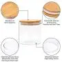 EZOWare Airtight Glass Food Storage Jars Canister/Kitchen Container Set with Natural Bamboo Lids - Set of 5 EZOWare Airtight Glass Food Storage Jars Canister/Kitchen Container Set with Natural Bamboo Lids - Set of 5