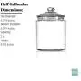 Anchor Hocking Heritage Hill Glass Jar Set with Lids | Clear Storage Container Canisters for Cookie, Candy, Dry Food or Pasty | 2, 1 and Half Gallon Collection