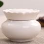 joyMerit Ceramic Storage Jar with Lids, Food Storage Canister for Serving Tea, Coffee, Spice and More - White