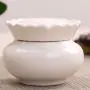 joyMerit Ceramic Storage Jar with Lids, Food Storage Canister for Serving Tea, Coffee, Spice and More - White