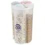 ZSJZHB Separated Grain Storage Tank, Transparent Plastic Coffee Bean Snack Storage Box, Kitchen Food Storage Tank, Grain And Fresh-Keeping Sealed Can ZSJZHB Separated Grain Storage Tank, Transparent Plastic Coffee Bean Snack Storage Box, Kitchen Food Storage Tank, Grain And Fresh-Keeping Sealed Can
