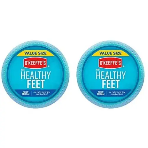 Crème Pieds OKeeffe 105268 Value Jar, Blanc, 2 Pièces Crème Pieds OKeeffe 105268 Value Jar, Blanc, 2 Pièces
