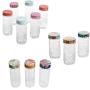 The Pioneer Woman Floral 7-Piece Spice Shelf Set & 4.1-Inch Spice Jars Set of 6