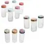 Der Pioneer Woman Floral 7-teilige Gewürzregal-Set & 6-teiliges Set von 4,1-Zoll Gewürzgläsern