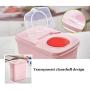 Rice storage tank rice bucket, food storage container, easy to clean plastic storage box, 2.2L(2200ml)