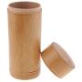 Dailymall 2X Vintage Bambus Teebehälter Caddy Dose Teebehälter Dichtung Flasche Lagerung - 10cm 20cm 2 Stück