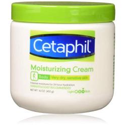 Cetaphil Moisturizing Cream for Very Dry/Sensitive Skin, Fragrance Free, 16 Ounce (Pack of 3)