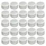 50Pcs 5G/5ML Empty Refillable Plastic Clear Jar Pots Cosmetic Containers White Screw Lid Travel Makeup Sample Storage Container Bottles for Cream Lotion Lip Balm Eye Shadow Nail Powder Beads Jewelry 50Pcs 5G/5ML Empty Refillable Plastic Clear Jar Pots Cosmetic Containers White Screw Lid Travel Makeup Sample Storage Container Bottles for Cream Lotion Lip Balm Eye Shadow Nail Powder Beads Jewelry
