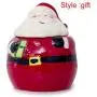 Yagaga Zucker Salz Pfeffer Gewürzbehälter, Weihnachts Keramik Gewürzbehälter Weihnachts Küchen Dekoration, Kreativer Weihnachtsmann Keramik Behälter (Geschenk)