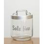 Italo Ottinetti Glass Jar Dull Aluminium Lid Al Handle 0.75 Litre Sale Fino, Metallic, one Size