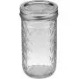 Ball Quilted Crystal Mason Jars Regular Mouth 12 oz Bundle with Non Slip Jar Opener- Set of 2 Mason Jars - Canning Glass Jars with Lids and Bands