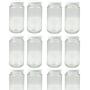 25 oz. Glass Storage Jar with Lid ? (12 Pack) Multipurpose Great Containers for Arts & Craft, Candy, Food Spices & Craft