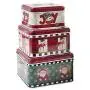 Mei Yun 3Pcs/set Gift Wrap Boxes Christmas Candy Jar Container Storage Box Party Candy Box Gift Boxes (Red) Mei Yun 3Pcs/set Gift Wrap Boxes Christmas Candy Jar Container Storage Box Party Candy Box Gift Boxes (Red)
