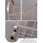 Metal Spice Rack Spice Jars Bottle Holder Storage Organiser Shelf Rack for 3Tier Kitchen Pantry, Cabinet, Counter Top Or Free Standing,a