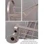 Metal Spice Rack Spice Jars Bottle Holder Storage Organiser Shelf Rack for 3Tier Kitchen Pantry, Cabinet, Counter Top Or Free Standing,a Metal Spice Rack Spice Jars Bottle Holder Storage Organiser Shelf Rack for 3Tier Kitchen Pantry, Cabinet, Counter Top Or Free Standing,a