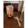 Reusable Smoothie Cup Extra Wide Mouth Glass Mason Jar 32oz with Smoothie Stainless Steel Straw/Smoothie Cup with Lid and Straw-includes Leak Proof Cap by Jarming Collections (2) Reusable Smoothie Cup Extra Wide Mouth Glass Mason Jar 32oz with Smoothie Stainless Steel Straw/Smoothie Cup with Lid and Straw-includes Leak Proof Cap by Jarming Collections (2)