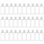 TUPARKA 30 Pack Clear Plastic Empty Travel Bottles with Flip Cap, Portable Refillable Containers Liquid Hand Sanitizer Containers Toiletry Containers Cosmetic Bottles, 2 Oz