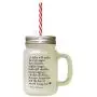 Black Babe Will Make You Love Stronger Day Night Loner Frosted Glass Mason Jar With Straw