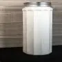 Glas Kaffeekanne/Behälter – Große Kapazität, Vintage Stil Küche (Weiß)