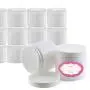 Pack of 12-4 Ounce Storage Jars with Lids & Labels - 4 oz Refillable Round Cosmetic Jars – White Cosmetic Lotions Containers - All-Purpose BPA-Free Plastic Pots – Lids with Inner Liners Pack of 12-4 Ounce Storage Jars with Lids & Labels - 4 oz Refillable Round Cosmetic Jars – White Cosmetic Lotions Containers - All-Purpose BPA-Free Plastic Pots – Lids with Inner Liners