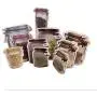 13er Niedlicher Mason Jar Muster Ziplock Beutel mit Reißverschluss, Wiederverwendbare Sandwich Beutel für Küche, Reise, Picknick, Camping, Organizer - Ziplock Lunchtasche für Lebensmittel, Reise und Haushaltsorganisation