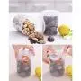 Boîte de Rangement Plastique Transparente pour Fruits, Légumes, Céréales, Thé, Boîtes à Graines, Contenant Hermétique pour Réfrigérateur - Organisateur de Cuisine Portable Boîte de Rangement Plastique Transparente pour Fruits, Légumes, Céréales, Thé, Boîtes à Graines, Contenant Hermétique pour Réfrigérateur - Organisateur de Cuisine Portable