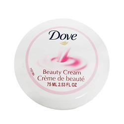 Dove Beauty Cream. Nourishment and Moisturizing for all Skin Types. Lightweight Formula. Non-Oily. Pink. 2.53 Fl.Oz. Pack of 3