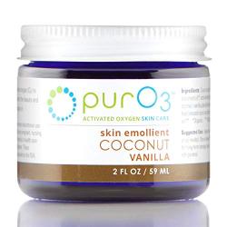 PurO3 Ozonated Coconut Oil with Vanilla - 2 oz - Glass Jars