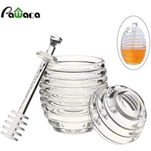 | Storage Bottles & Jars | Acrylic Beehive Honey Jar Crystal Beehive Jam Jar Container Juice Syrup Spice Seasoning Bottle Honey Pot with Dipper and Lid | by HUDITOOLS | 1 PCs | Storage Bottles & Jars | Acrylic Beehive Honey Jar Crystal Beehive Jam Jar Container Juice Syrup Spice Seasoning Bottle Honey Pot with Dipper and Lid | by HUDITOOLS | 1 PCs