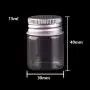 Bouteilles et bocaux de rangement | 10ml 15ml 20ml 25ml 30ml (1OZ) 40ml 50ml 60ml (2OZ) Bouteilles en verre transparent pour épices avec couvercle à vis argenté - 24 pièces | par HUDITOOLS | 1 pièce Bouteilles et bocaux de rangement | 10ml 15ml 20ml 25ml 30ml (1OZ) 40ml 50ml 60ml (2OZ) Bouteilles en verre transparent pour épices avec couvercle à vis argenté - 24 pièces | par HUDITOOLS | 1 pièce