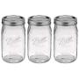 Ball Quart Jar with Silver Lid, Wide Mouth, Set of 3