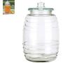 3 Gallon Glas Barrel Glasbehälter Vitrolero Aguas Frescas Wasser Saft Getränkebehälter Mit Deckel Fiesta Catering Party Hochzeit