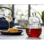 Pot en verre KooK avec couvercle et paille, capacité de 270 ml, incluant un support. Pot en verre KooK avec couvercle et paille, capacité de 270 ml, incluant un support.