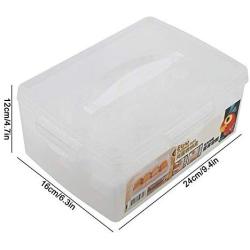 Zerone Egg Tray, Double Layer Egg Tray Storage Box Case Eggs Holder Container Organizer with Lid Kitchen Home