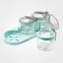 Spice Jar, Maserfaliw Kitchen 1/2/3 Spice Jar Condiment Storage Seasoning Bottle Container Box Holder - Green Double Jar, Recyclable, Suitable For Holiday Gifts In The Outing and Indoors.
