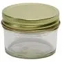 Bouteilles en verre North Mountain Supply - 12 bouteilles de 4 oz (120 ml) - Avec couvercles métalliques de sécurité dorés – Lot de 12