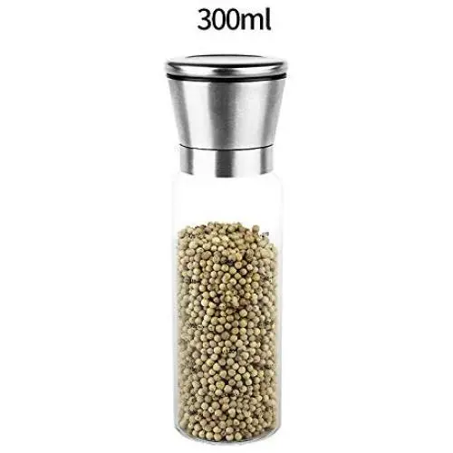 Moulin à Poivre JUSTDOLIFE Sali Stockage Multi-Usage Verre Doseur Manuel pour Poivre et Sel Moulin à Poivre JUSTDOLIFE Sali Stockage Multi-Usage Verre Doseur Manuel pour Poivre et Sel