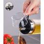Mini Spice Jars Oil bottle glass leakproof oil pot kitchen household stainless steel storage tank