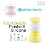 Travel Containers, Silicone Cream Jars - LEAK-PROOF - TSA Approved Small Travel Containers (3 Pack)