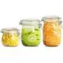 Yl Ly Glass Bottle Sealed Cans With Lid Small Household Honey Passion Fruit Storage Jar Glass Sugar Cans Set Round 500Ml+750Ml+1000Ml Yl Ly Glass Bottle Sealed Cans With Lid Small Household Honey Passion Fruit Storage Jar Glass Sugar Cans Set Round 500Ml+750Ml+1000Ml