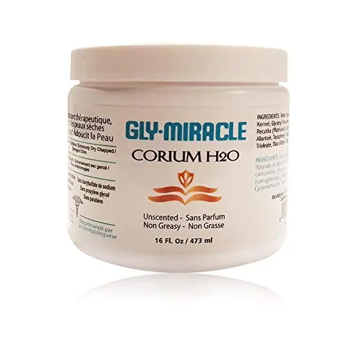 GLY MIRACLE CORIUM H2O Skin Humectant NO PARABENS for SENSITIVE Skin, 16 oz Jar Deep, Nourishing, Moisturizing Cream for Eczema, Psoriasis, Dry Skin UNSCENTED GLY MIRACLE CORIUM H2O Skin Humectant NO PARABENS for SENSITIVE Skin, 16 oz Jar Deep, Nourishing, Moisturizing Cream for Eczema, Psoriasis, Dry Skin UNSCENTED