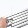 Kitchen Stainless Steel Spice Rack,Herb Rack Spice Jars Bottle Holder Storage Organiser Rack for Wall Mounted