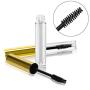 10Pcs 10ml Empty Mascara Tube and Wand, DIY Mascara Container with Cap, Eyelash Tubes Vials Bottle with Rubber Inserts and Funnels Kit for Castor Oil(Gold)