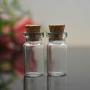 10 Pcs Cute Mini Clear Cork Stopper Glass Bottles Vials Jars Containers Small Wishing Bottle