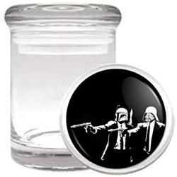 Pulp Wars Funny Sci-Fi Hitmen Medical Odorless Glass Jar