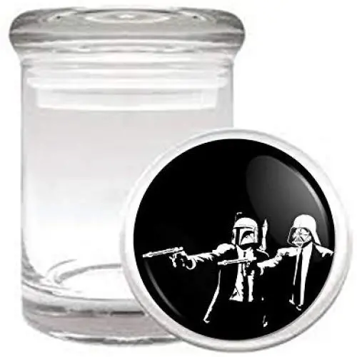 Pulp Wars Funny Sci-Fi Hitmen Medical Odorless Glass Jar Pulp Wars Funny Sci-Fi Hitmen Medical Odorless Glass Jar